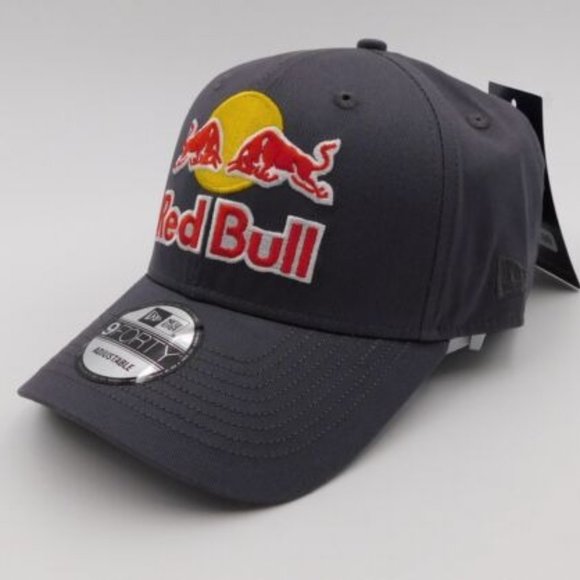 Red Bull Accessories Red Bull New Era 9forty Gray Curved Bill Hat